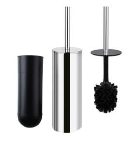 Escova WC Parede Inox Brilho Modelo de Qualidade
